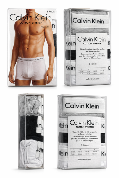 Calvin Klein Herren Unterwäsche Boxershorts – 3er Pack