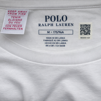 Polo Ralph Lauren Longsleeve Langarmshirt Baumwolle vers. Farben / weiß und grau