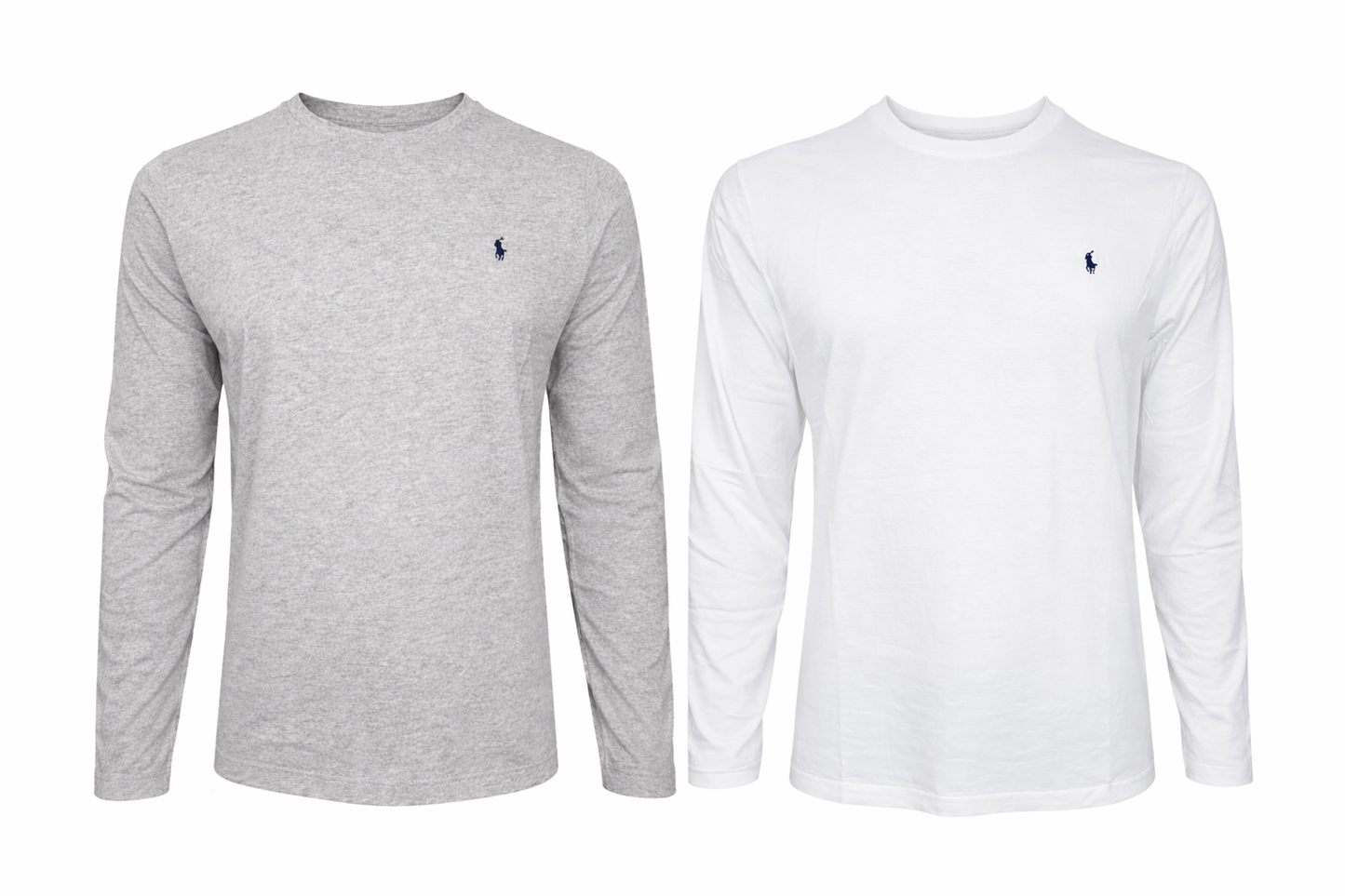 Polo Ralph Lauren Longsleeve Langarmshirt Baumwolle vers. Farben / weiß und grau