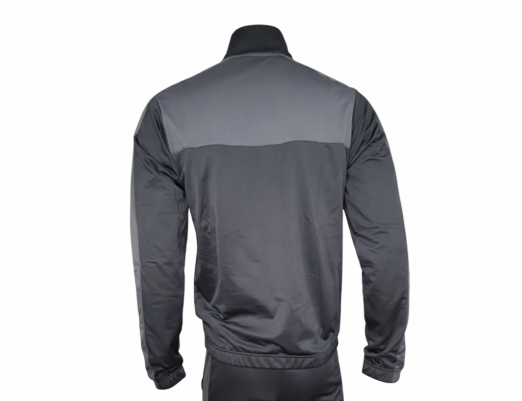 Nike Trainingsanzug Schwarz Grau Jacke und Hose Fitnessmode Gr. S