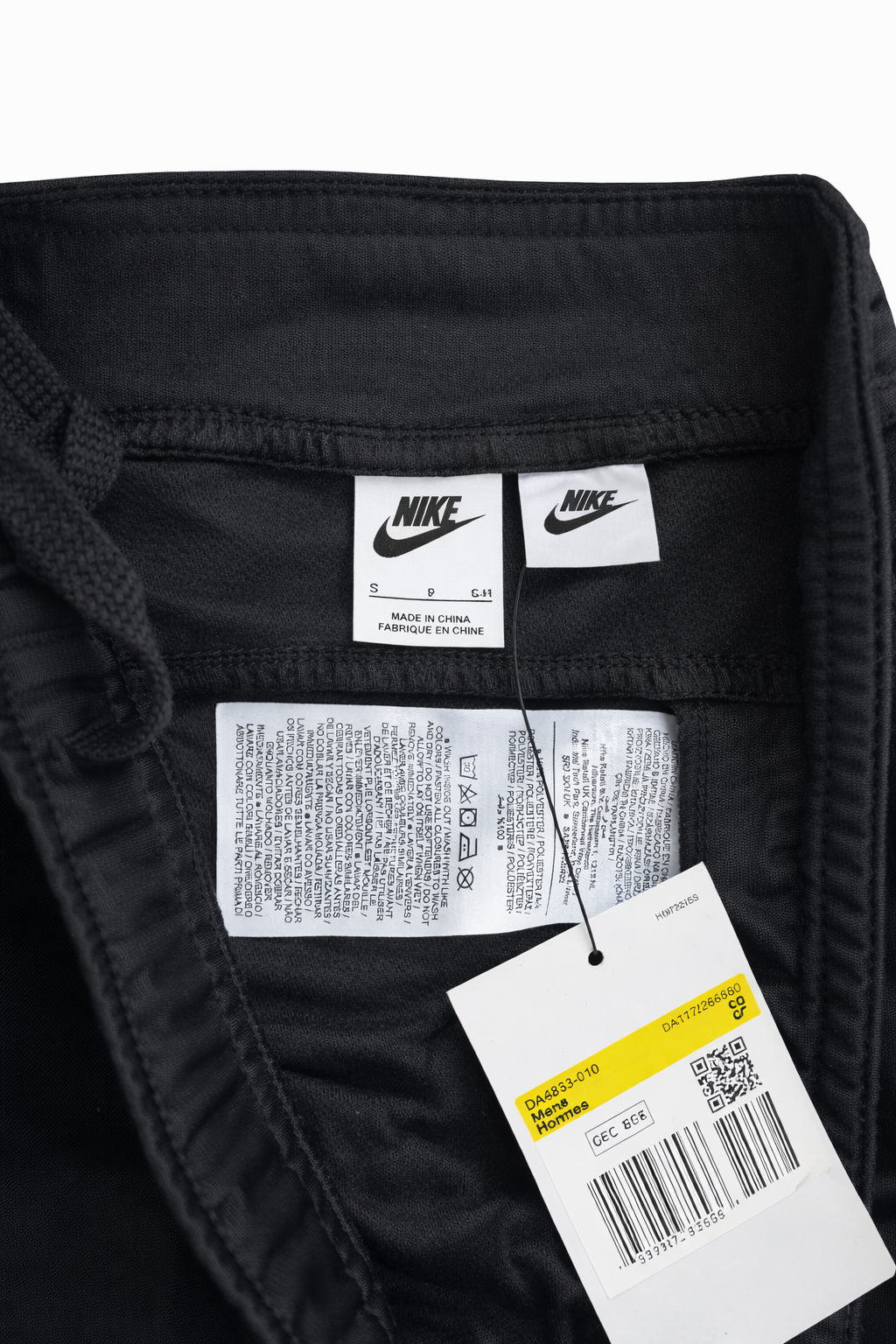 Nike Trainingsanzug Schwarz Grau Jacke und Hose Fitnessmode Gr. S