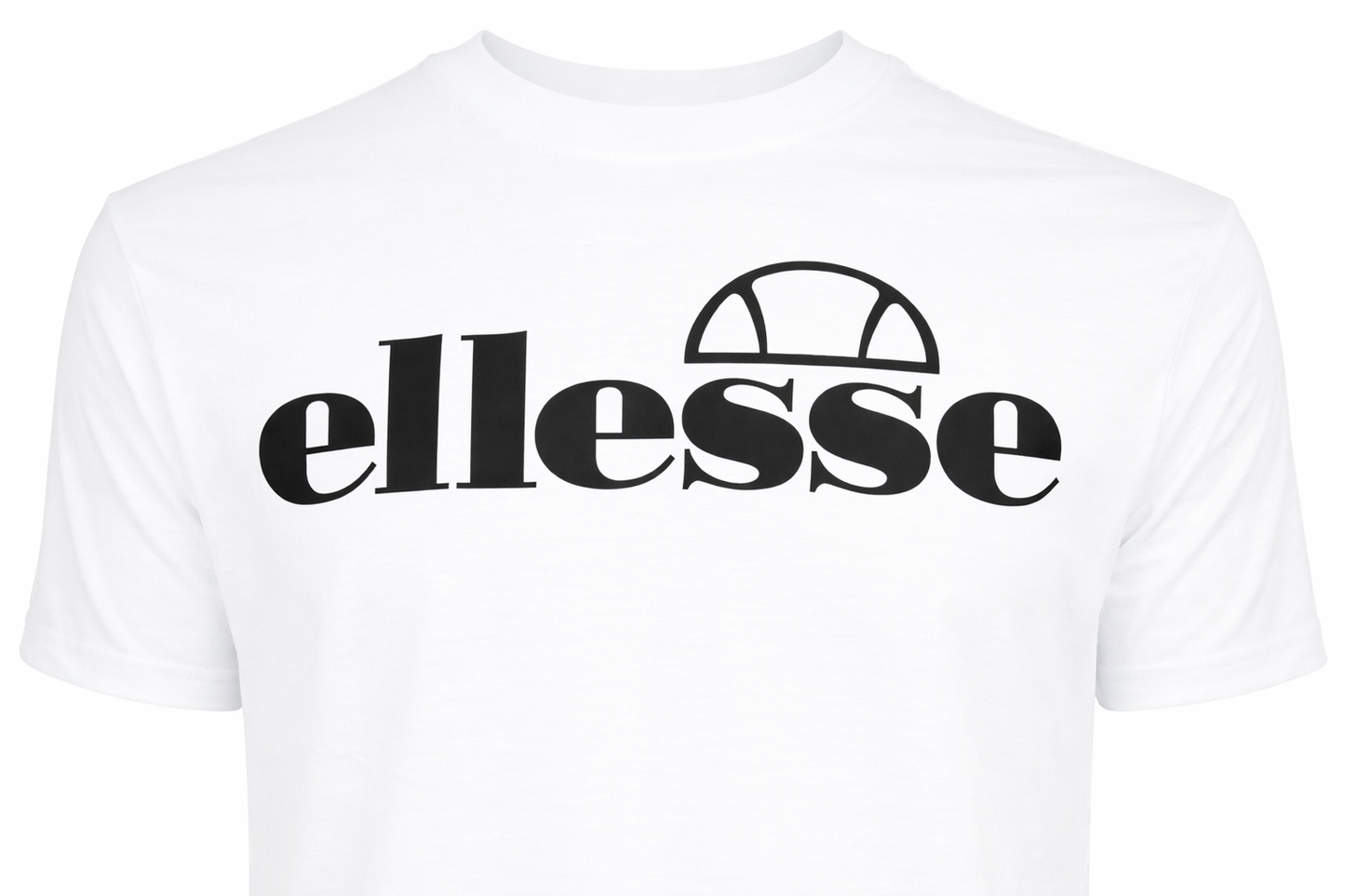 Ellesse Fuenti T-Shirt Herren Baumwoll-Shirt mit Logo Sport-Shirt SHP16469 Grau oder Weiß