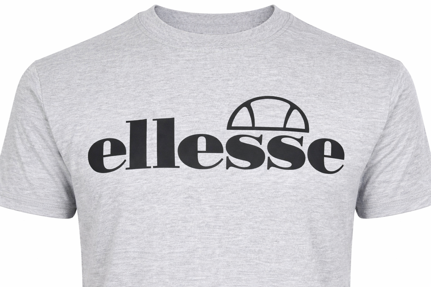 Ellesse Fuenti T-Shirt Herren Baumwoll-Shirt mit Logo Sport-Shirt SHP16469 Grau oder Weiß