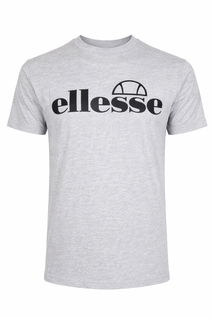 Ellesse Fuenti T-Shirt Herren Baumwoll-Shirt mit Logo Sport-Shirt SHP16469 Grau oder Weiß